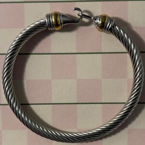 Silver and Gold-Toned Women's Bracelet